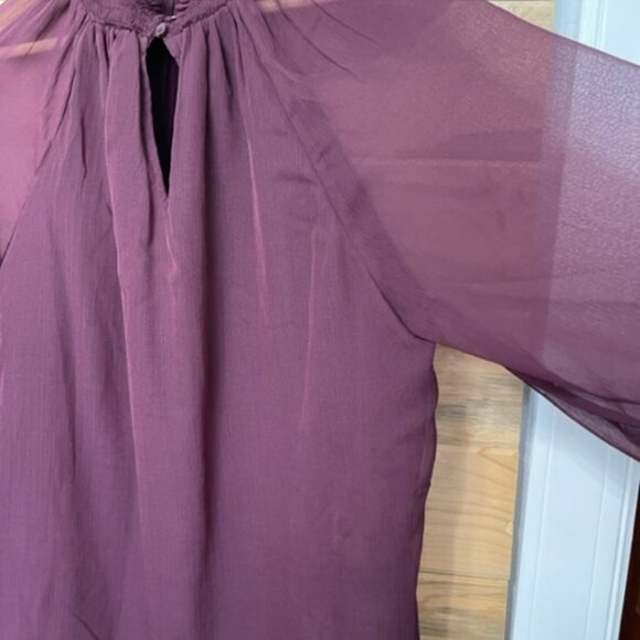 Women's Joie Smocked Long Sleeve Blouse XL - Picture 5 of 6